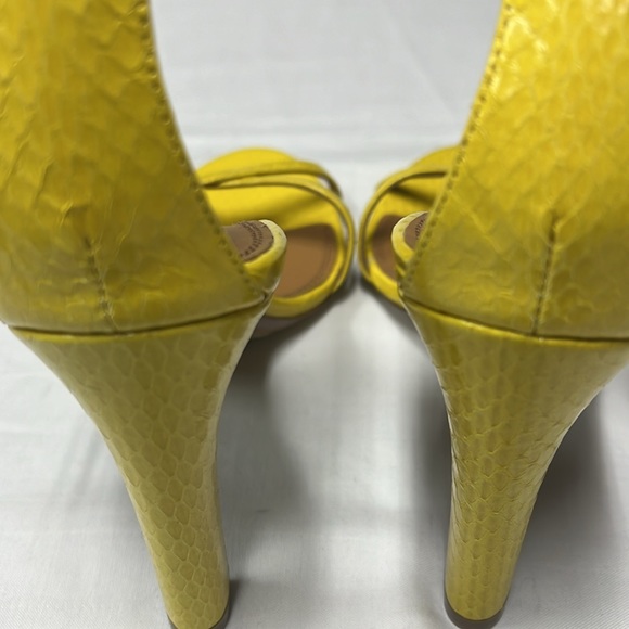 Ralph Lauren purple label woman’s Yellow High Heels size 38 made in Italy. - Picture 11 of 16
